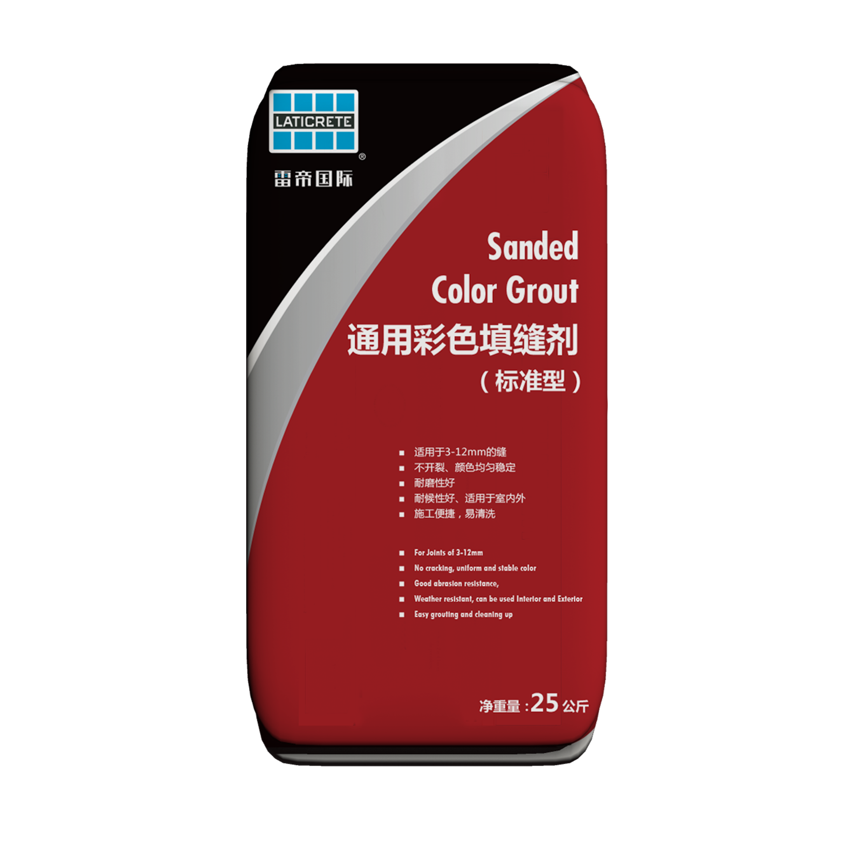 Sanded color grout